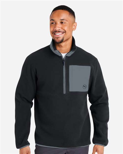 Men's Fleece Quarter-Zip Pullover – 628407 - Puma Golf