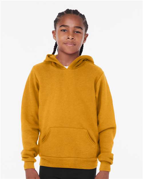 Youth Sponge Fleece Hoodie Sweatshirt - BELLA + CANVAS - 3719Y