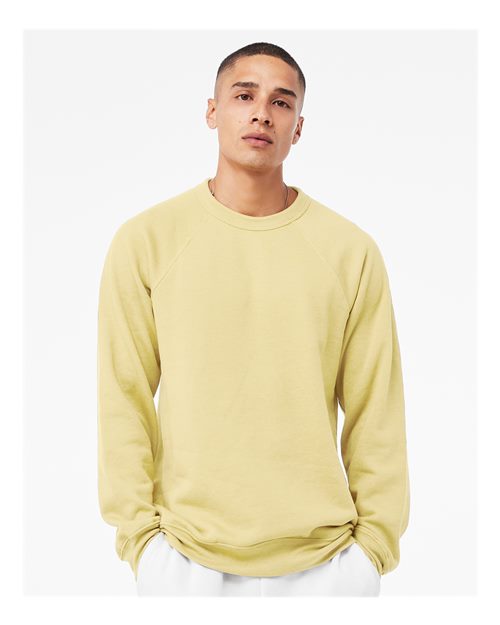 Unisex Sponge Fleece Raglan Crewneck Sweatshirt - BELLA + CANVAS - 3901