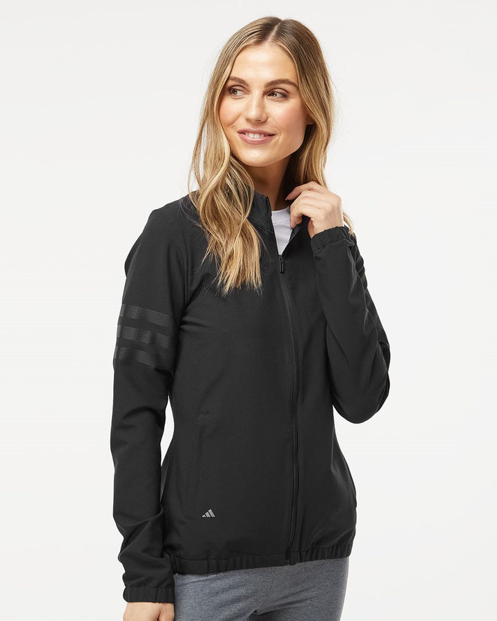 Women's Wind Resistant Full-Zip Jacket - Adidas - A268