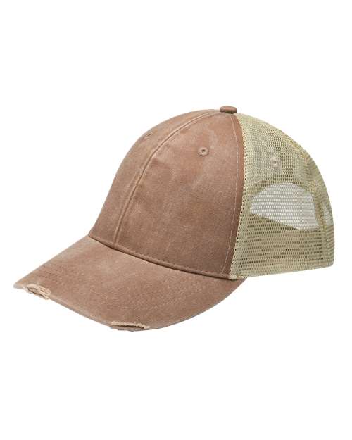 Ollie Distressed Cap - Adams Headwear