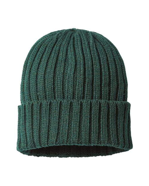Sustainable Cable Knit Cuffed Beanie - Atlantis Headwear