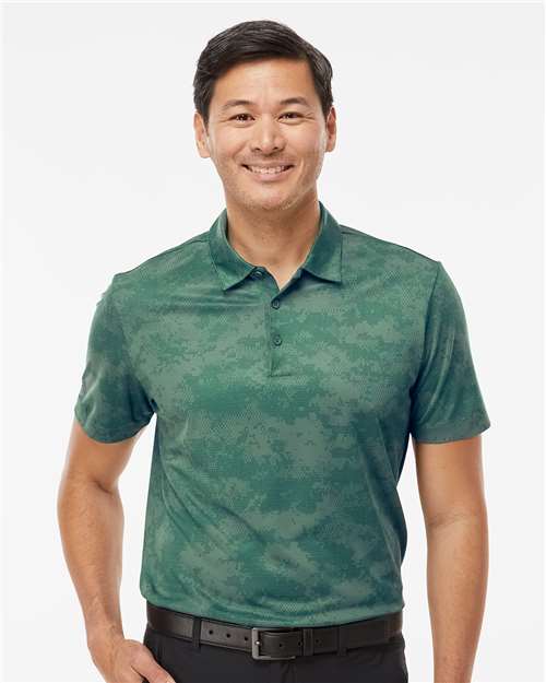 Men's All Over Camo Print Polo - Adidas – A550