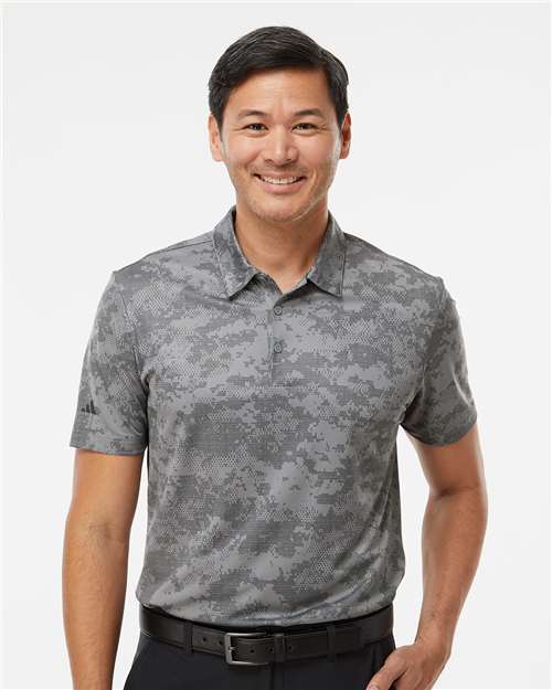 Men's All Over Camo Print Polo - Adidas – A550