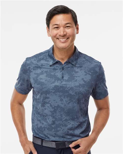 Men's All Over Camo Print Polo - Adidas - A550
