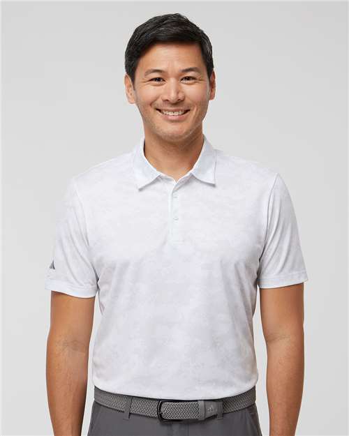 Men's All Over Camo Print Polo - Adidas - A550