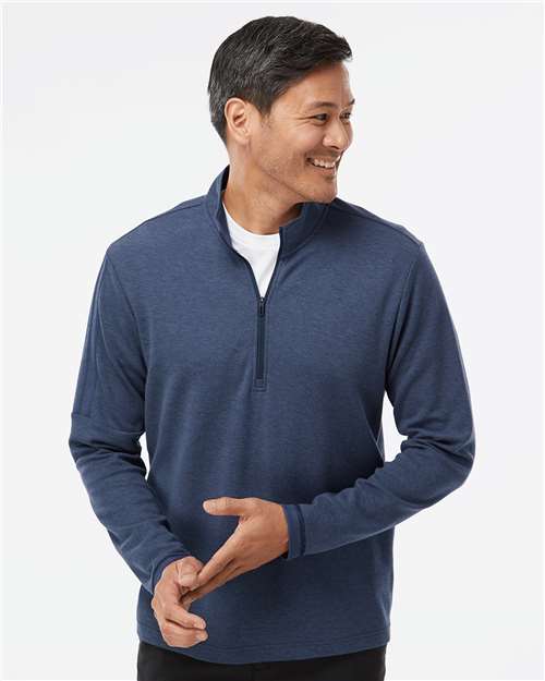 Men's 3-Stripes Quarter-Zip Sweater Pullover - Adidas - A554