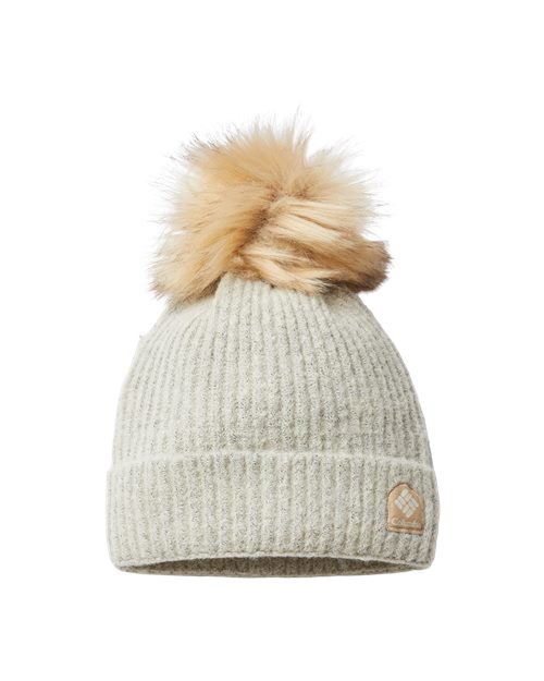Winter Blur™ Pom-Pom Cuffed Beanie - Columbia