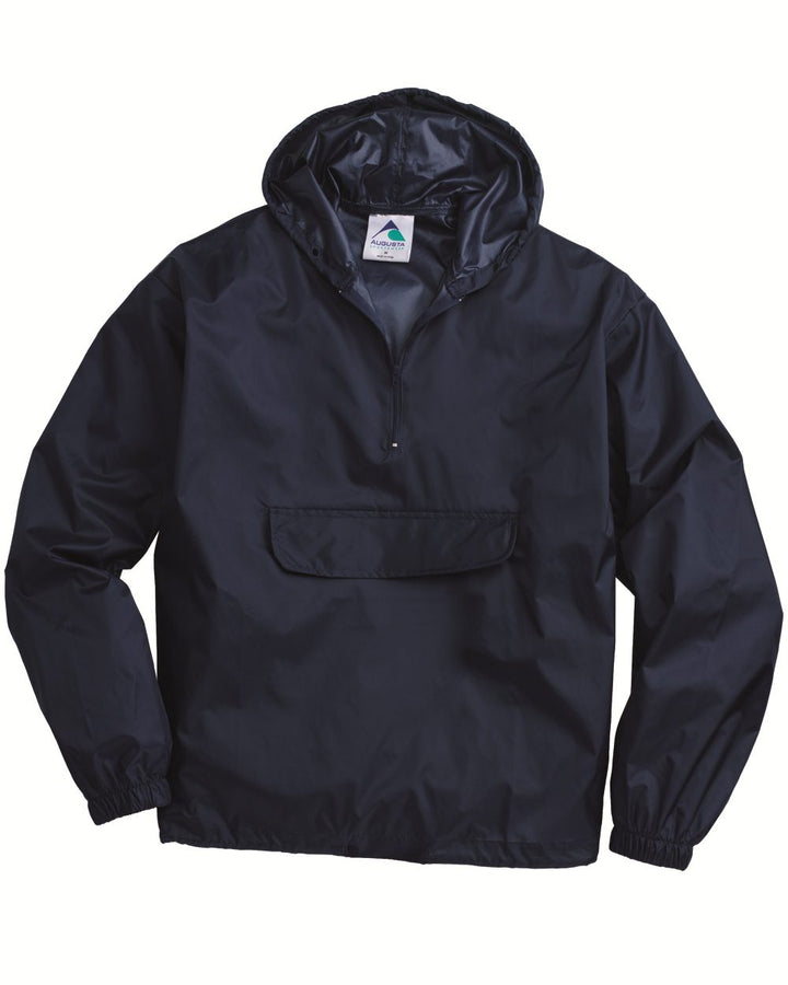 Unisex Packable Half-Zip Hooded Pullover Jacket - Augusta Sportswear - 3130