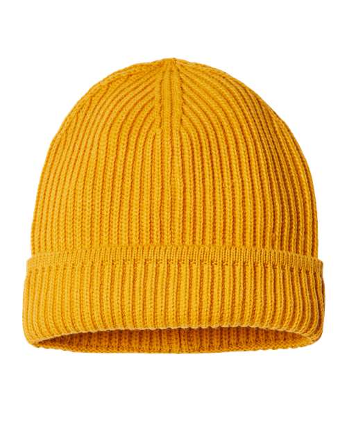 Sustainable Finish Edge Cuffed Beanie - Atlantis Headwear