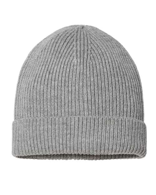Sustainable Fine Rib Cuffed Beanie - Atlantis Headwear