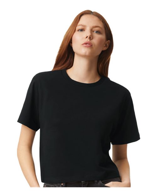 Women's Fine Jersey Boxy Tee - American Apparel - 102