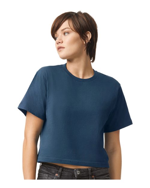 Women's Fine Jersey Boxy Tee - American Apparel - 102