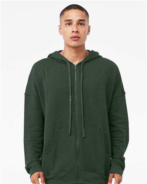 Unisex Sponge Fleece DTM Full-Zip Hoodie Sweatshirt - BELLA + CANVAS - 3759