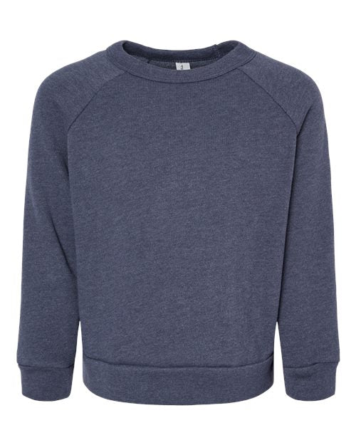 Toddler Sponge Fleece Raglan Crewneck Sweatshirt - BELLA + CANVAS - 3901T