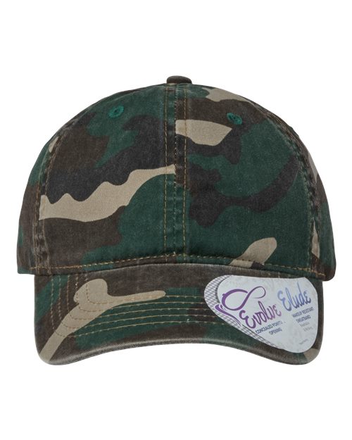Women's Garment-Washed Fashion Print Cap - Infinity Her
