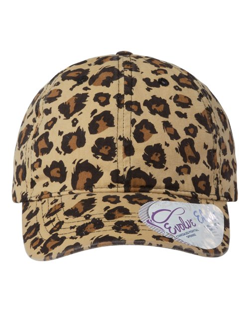 Women's Garment-Washed Fashion Print Cap - Infinity Her
