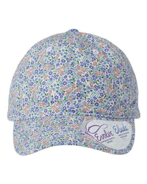 Women's Garment-Washed Fashion Print Cap - Infinity Her