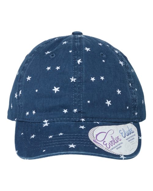Women's Garment-Washed Fashion Print Cap - Infinity Her