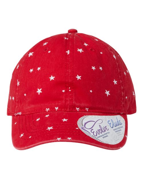 Women's Garment-Washed Fashion Print Cap - Infinity Her