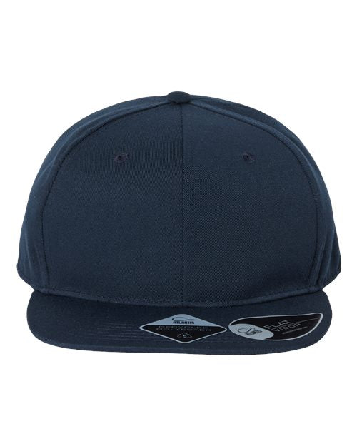 Sustainable Flat Bill Cap - Atlantis Headwear