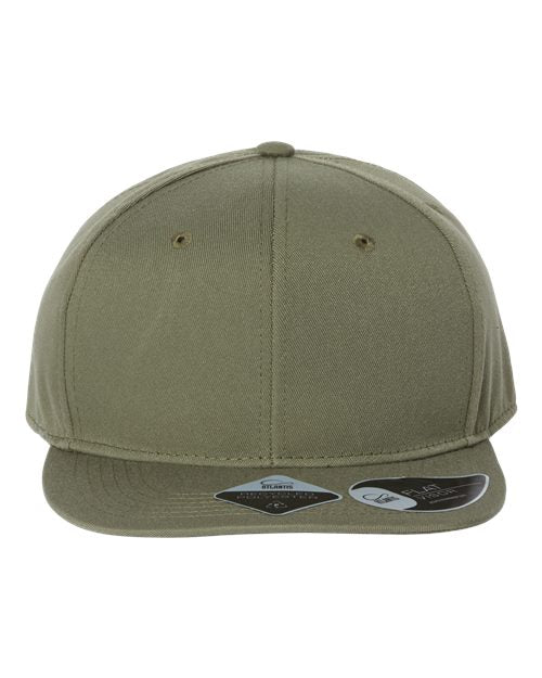 Sustainable Flat Bill Cap - Atlantis Headwear