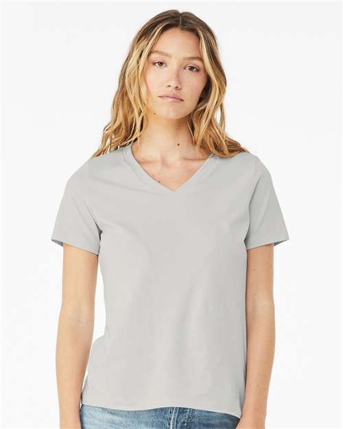 Women’s Relaxed Jersey V-Neck Tee - BELLA + CANVAS - 6405
