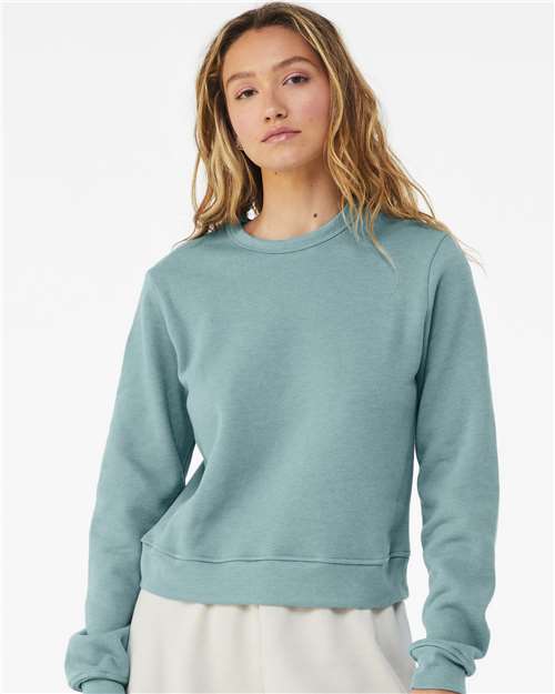 Women's Sponge Fleece Crewneck Sweatshirt - BELLA + CANVAS - 7511