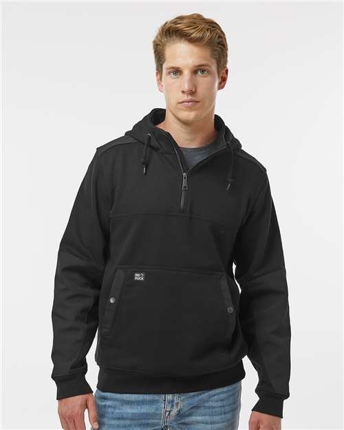 Men's Mission Quarter-Zip Hooded Pullover – 7349 - DRI DUCK