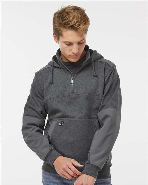 Men's Mission Quarter-Zip Hooded Pullover - DRI DUCK – 7349