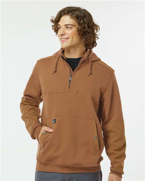 Men's Mission Quarter-Zip Hooded Pullover – 7349 - DRI DUCK