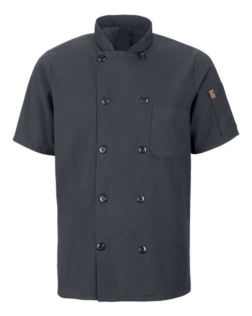 Mimix™ Short Sleeve Chef Coat with OilBlok - Chef Designs - 046X