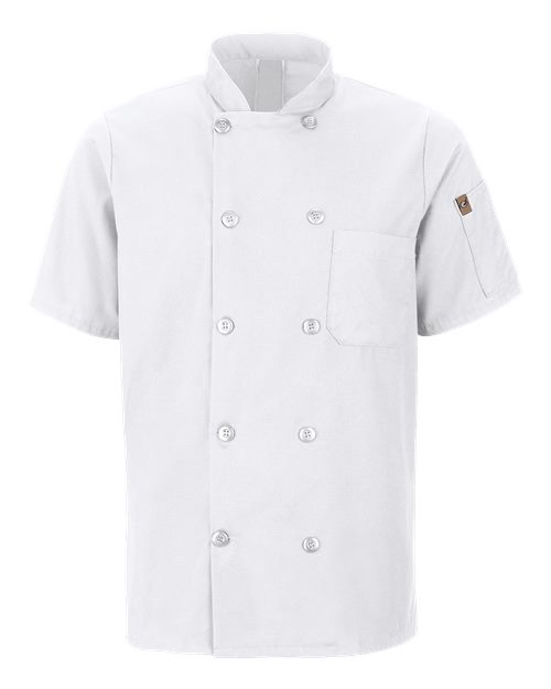 Mimix™ Short Sleeve Chef Coat with OilBlok - Chef Designs - 046X
