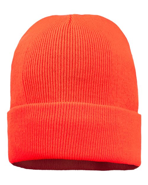 12" Fleece Lined Cuffed Beanie - Sportsman - SP12FL