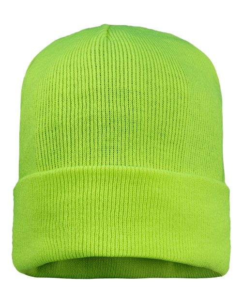 12" Fleece Lined Cuffed Beanie - Sportsman - SP12FL