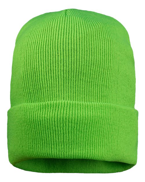 12" Fleece Lined Cuffed Beanie - Sportsman - SP12FL