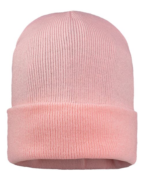 12" Jersey Lined Cuffed Beanie - Sportsman - SP12JL