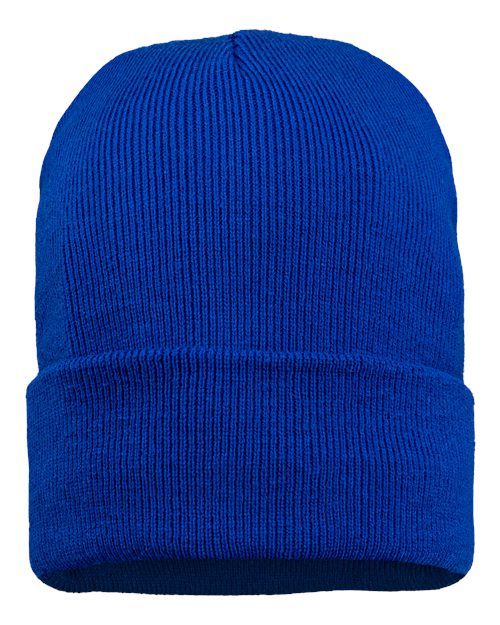 12" Jersey Lined Cuffed Beanie - Sportsman - SP12JL