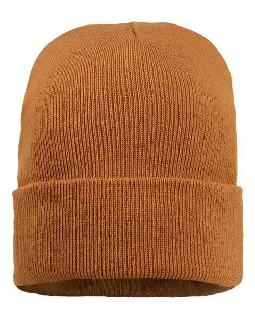 12" Sherpa Lined Cuffed Beanie - Sportsman