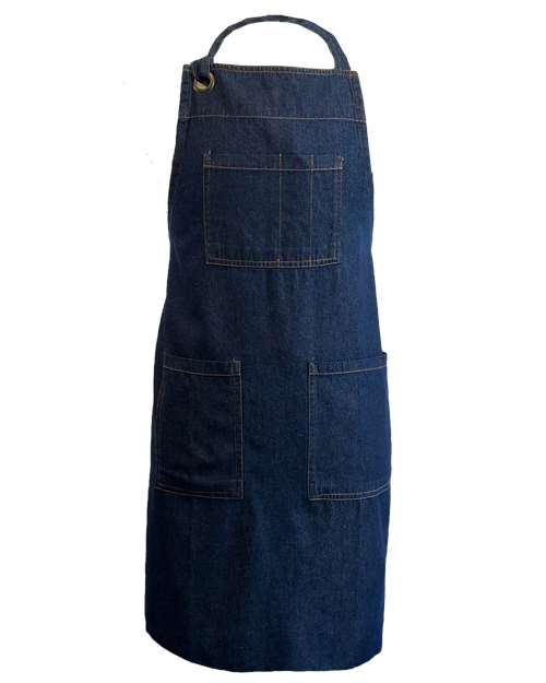 5-Pocket Recycled Cotton Denim Apron - Liberty Bags