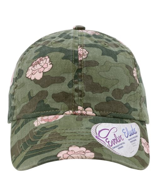 Women's Garment-Washed Fashion Print Cap - Infinity Her