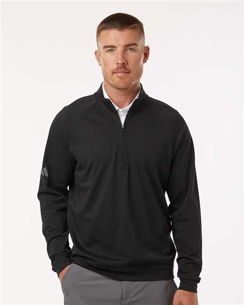 Men's Club Quarter-Zip Pullover - Adidas - A598