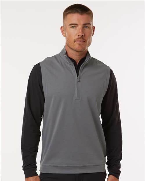 Men's Club Quarter-Zip Vest - Adidas - A599