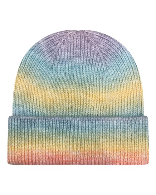 Tie-Dyed Ribbed Beanie - LEGACY