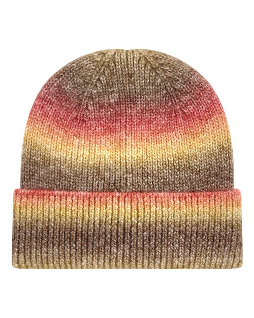 Tie-Dyed Ribbed Beanie - LEGACY