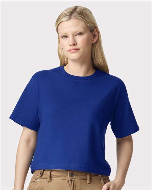 Women's Fine Jersey Boxy Tee - American Apparel - 102