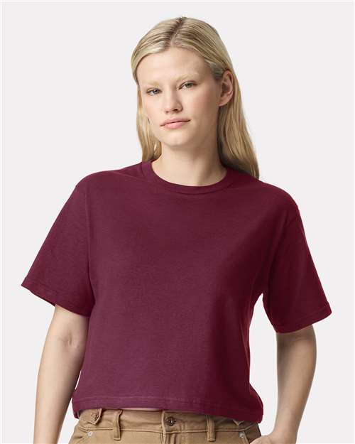 Women's Fine Jersey Boxy Tee - American Apparel - 102