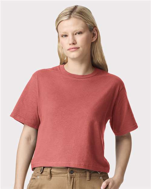 Women's Fine Jersey Boxy Tee - American Apparel - 102