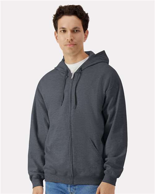 Unisex Softstyle® Midweight Full-Zip Hooded Sweatshirt - Gildan – SF600