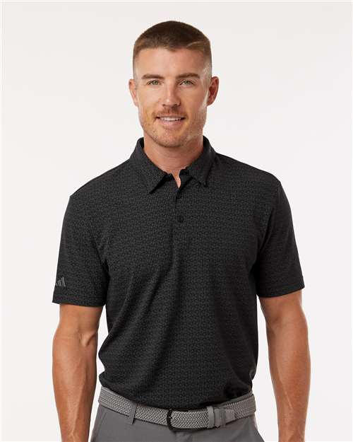 Men's Blended Printed Polo - Adidas – A702